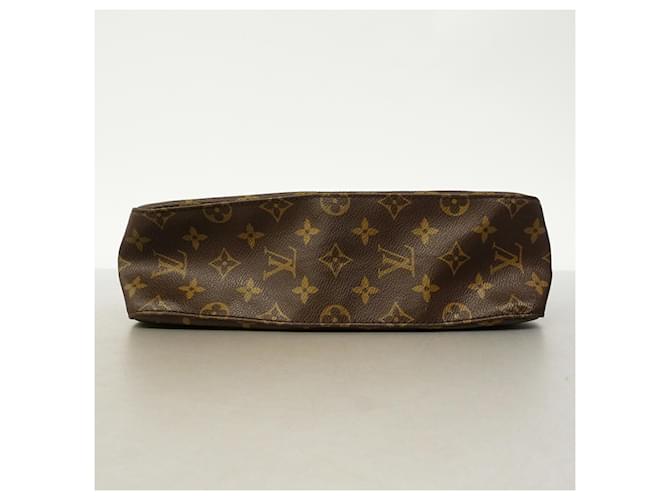 Borsa a Spalla Louis Vuitton Monogram Mini Looping Marrone - vista 3
