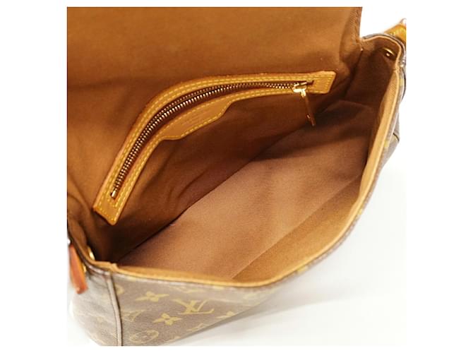 Borsa a Spalla Louis Vuitton Monogram Mini Looping Marrone - vista 4
