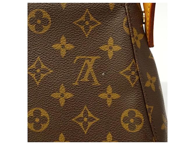 Borsa a Spalla Louis Vuitton Monogram Mini Looping Marrone - vista 6