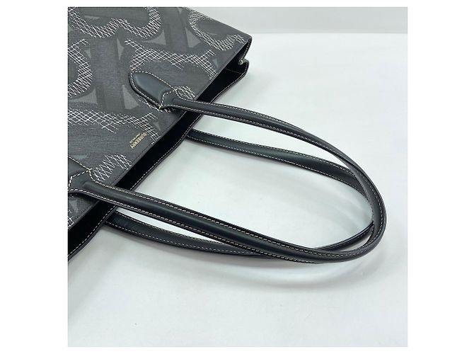Burberry Monogram Canvas Tote Bag Schwarz - Ansicht 10
