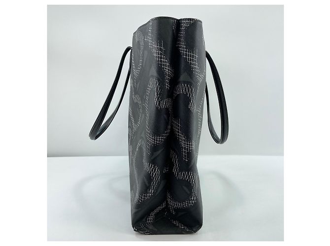 Burberry Monogram Canvas Tote Bag Schwarz - Ansicht 5
