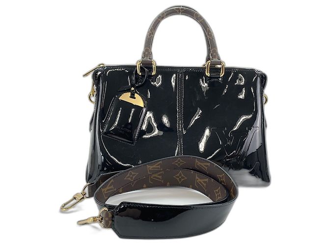 Borsa Tote Louis Vuitton Miroir in nero - vista 2
