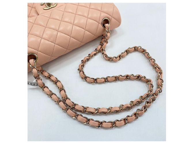 Borsa a tracolla Chanel Matelassé 23 Rosa - vista 7