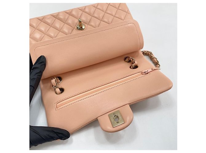 Borsa a tracolla Chanel Matelassé 23 Rosa - vista 8