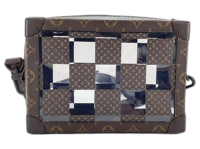 Sac à bandoulière Louis Vuitton Slim Soft Trunk Marron - vue 2