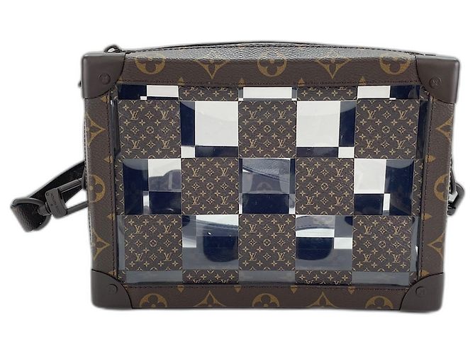 Sac à bandoulière Louis Vuitton Slim Soft Trunk Marron - vue 3