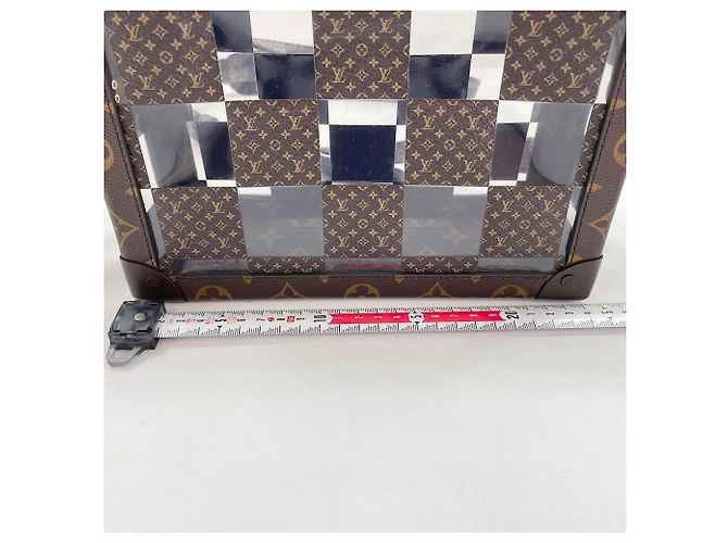 Sac à bandoulière Louis Vuitton Slim Soft Trunk Marron - vue 4
