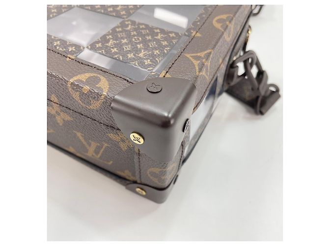 Sac à bandoulière Louis Vuitton Slim Soft Trunk Marron - vue 9