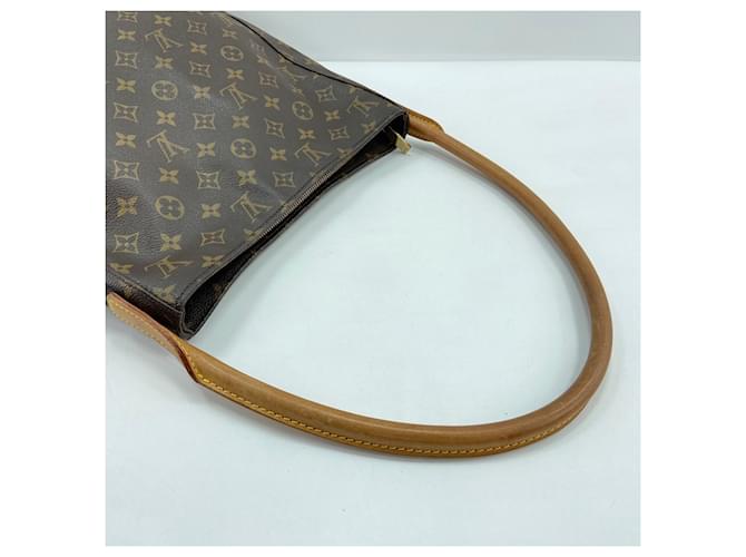Borsa Louis Vuitton Looping GM Marrone - vista 10