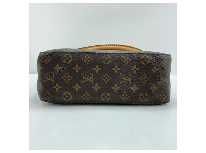 Borsa Louis Vuitton Looping GM Marrone - vista 7
