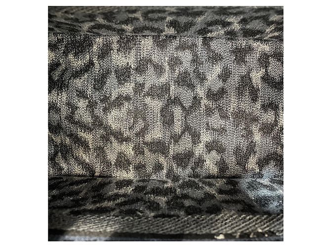 Borsa tote Christian Dior stampa leopardata blu - vista 14