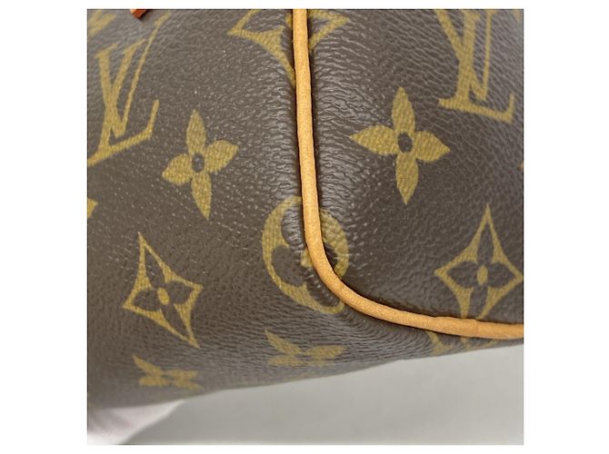 Borsa Louis Vuitton Monogram Mini Speedy Marrone - vista 7