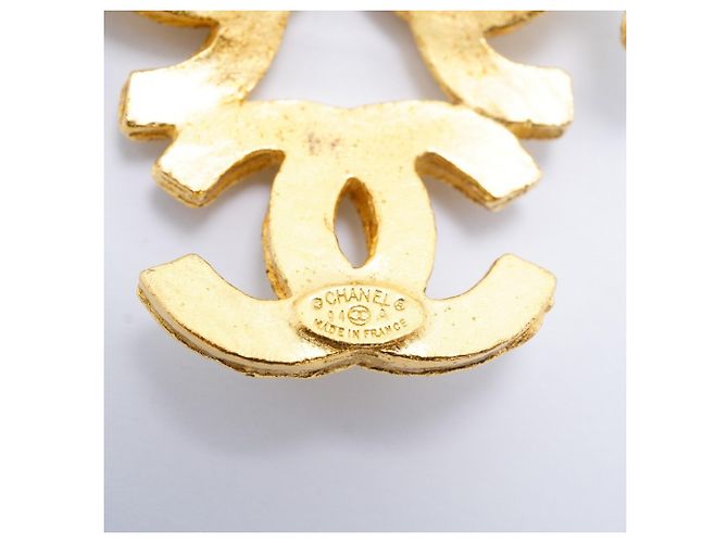 Chanel Coco Triple Coco Mark Brosche Golden - Ansicht 4