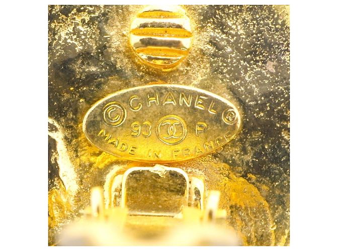 Orecchini a clip Chanel placcati in oro D'oro - vista 4