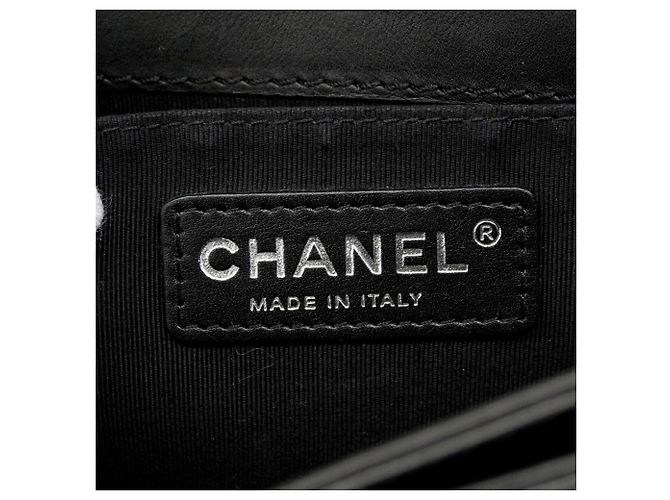 Sac à bandoulière Chanel Boy Chain Noir - vue 5