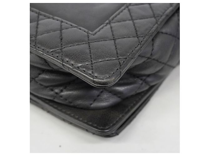 Sac à bandoulière Chanel Boy Chain Noir - vue 6