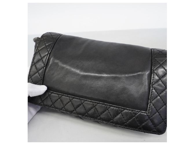 Sac à bandoulière Chanel Boy Chain Noir - vue 9