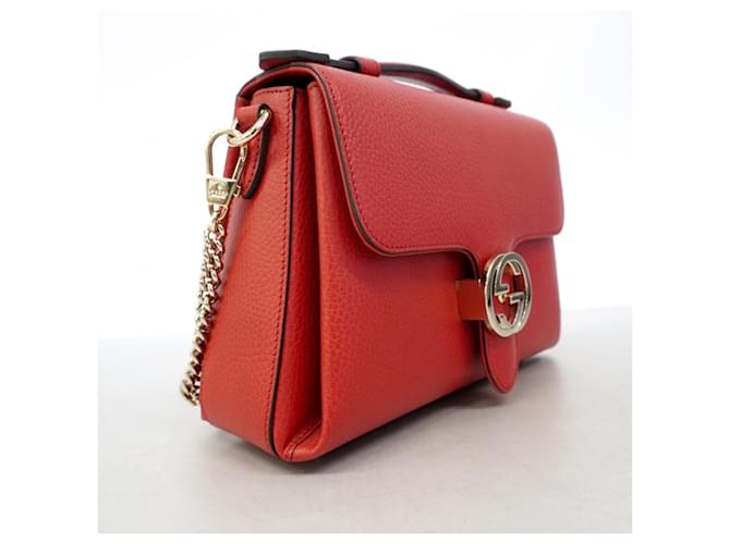 Borsa Gucci Interlocking G Rosso - vista 2