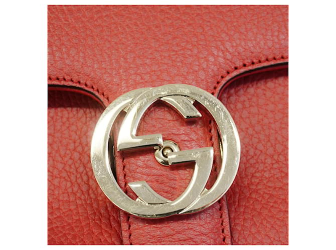 Borsa Gucci Interlocking G Rosso - vista 8