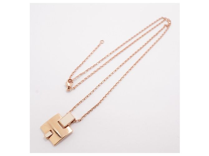 Hermès Collar Hermes Eileen Dorado Crudo - vista 3
