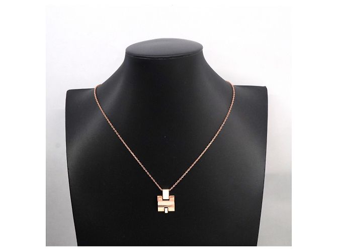 Hermès Collar Hermes Eileen Dorado Crudo - vista 6