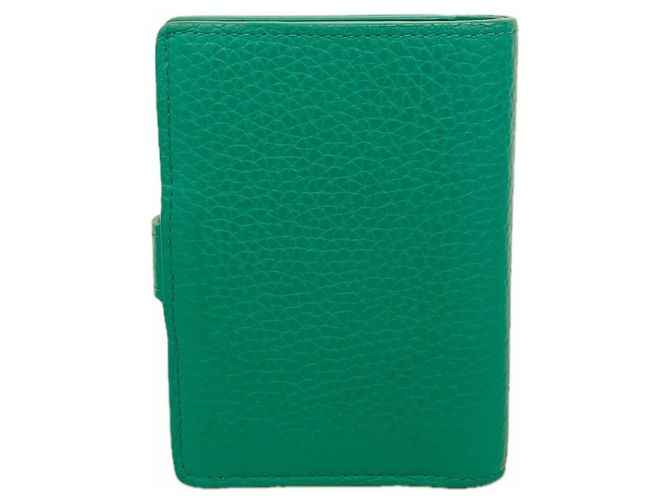 Louis Vuitton Bi-Fold Wallet aus Taurillon-Leder in Grün - Ansicht 8