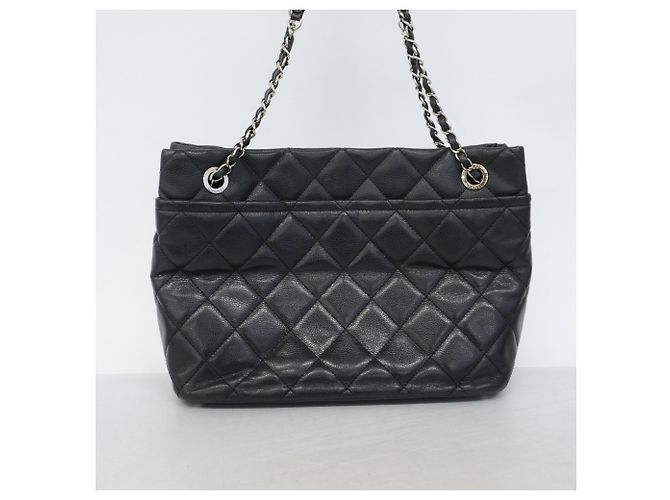 Borsa Tote Chanel Matelassé Chain Nero - vista 11