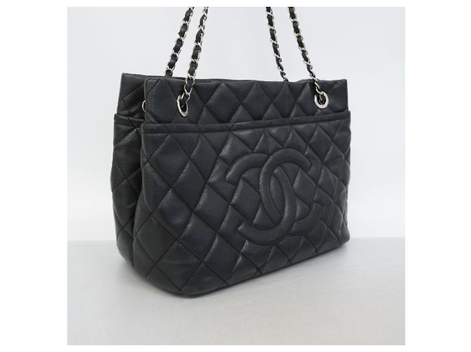 Borsa Tote Chanel Matelassé Chain Nero - vista 2