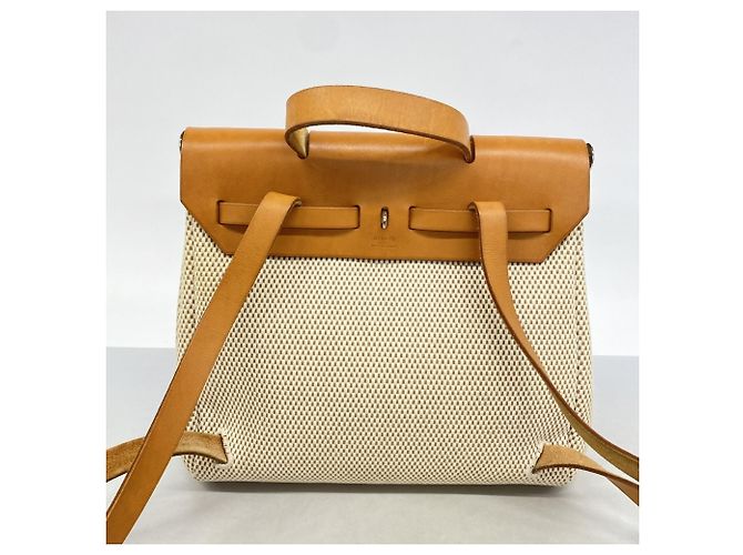 Hermès Zaino Hermes Herbag Ad PM in Natural - vista 11