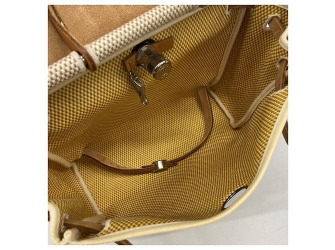 Hermès Zaino Hermes Herbag Ad PM in Natural - vista 4