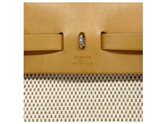 Hermès Zaino Hermes Herbag Ad PM in Natural - vista 5