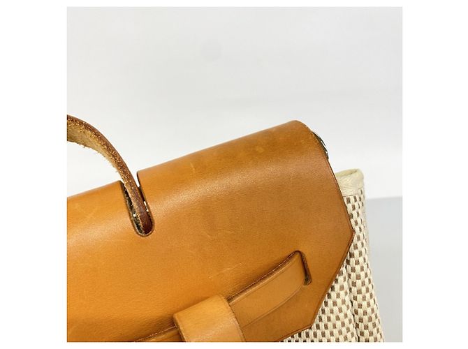 Hermès Zaino Hermes Herbag Ad PM in Natural - vista 6