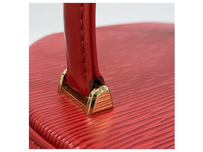 Borsa Louis Vuitton Epi Cannes Rosso - vista 7