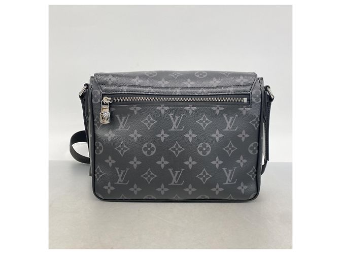 Borsa a tracolla Louis Vuitton Monogram Eclipse District PMNV2 Nero - vista 8