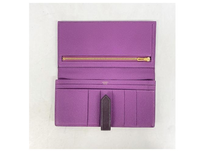 Hermès Hermes Long Wallet Bearn Soufflet Verso Bordeaux - Ansicht 3