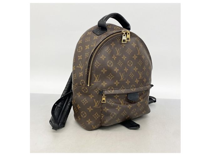 Zaino Louis Vuitton Monogram Palm Springs MM Marrone - vista 2