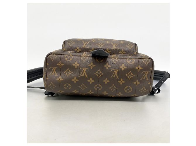 Zaino Louis Vuitton Monogram Palm Springs MM Marrone - vista 3