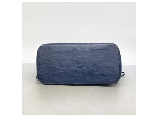 Borsa Tote Louis Vuitton Epi Neverfull MM Blu navy - vista 3