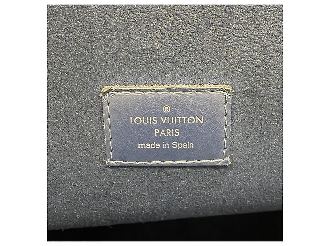 Borsa Tote Louis Vuitton Epi Neverfull MM Blu navy - vista 5