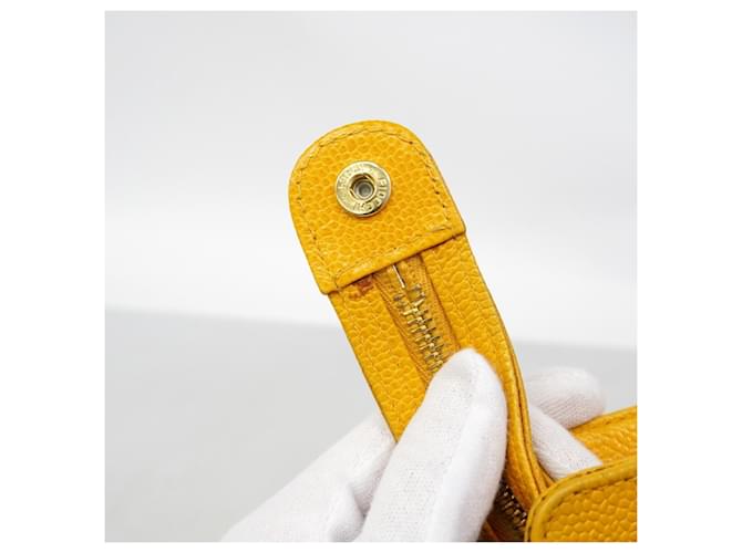 Borsa a Spalla Chanel Triple Coco Giallo - vista 11