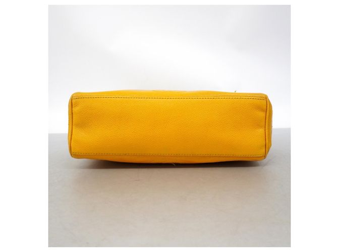 Borsa a Spalla Chanel Triple Coco Giallo - vista 3