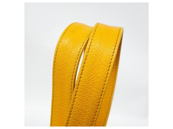 Borsa a Spalla Chanel Triple Coco Giallo - vista 9