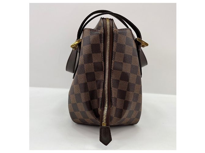 Borsa a Spalla Louis Vuitton Belem MM Marrone - vista 5