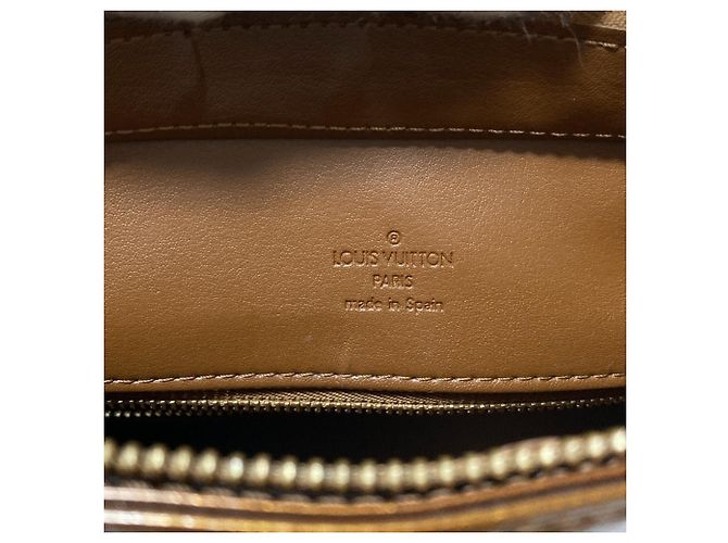 Borsa Louis Vuitton Monogram Vernis Houston Bronzo Monogramma - vista 10