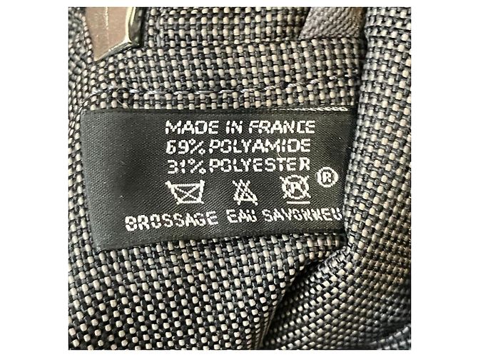 Hermès Hermes Herline MM Canvas Tote Bag Schwarz - Ansicht 8