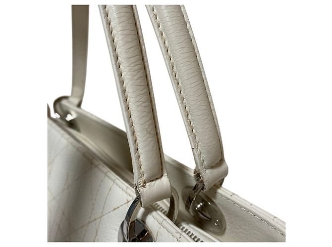 Borsa Christian Dior Lady Bianco - vista 12