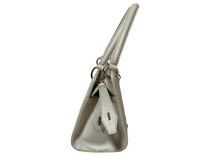 Borsa Christian Dior Lady Bianco - vista 3