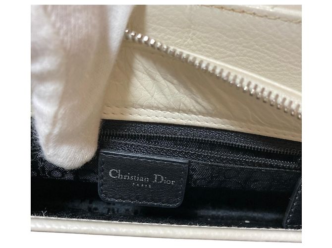 Borsa Christian Dior Lady Bianco - vista 7