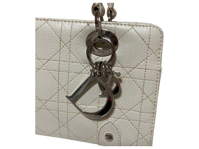 Borsa Christian Dior Lady Bianco - vista 8