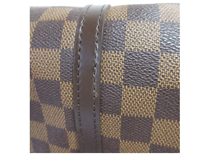 Borsa Louis Vuitton Damier Ebene Papillon PM Marrone - vista 19